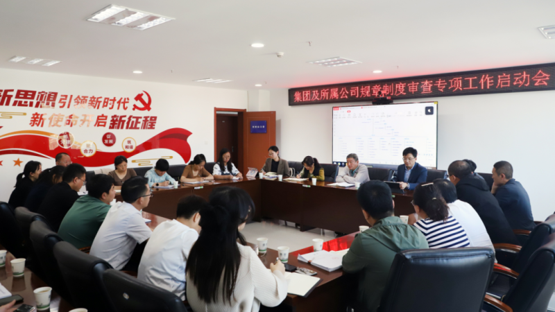 省星空娱乐集团召开规章制度审查专项工作启动会