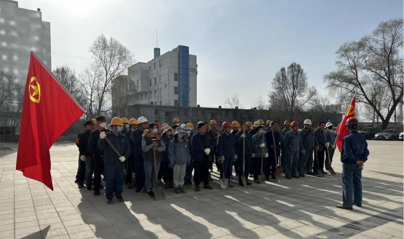 星空娱乐工投公司基层党支部和公司团支部联合开展“共筑家园 正植有你”主题党日、团日活动