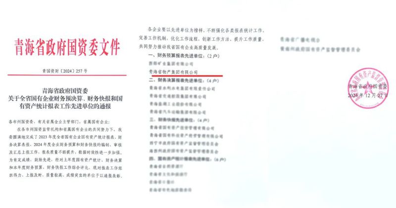 省星空娱乐集团荣获省国资委2024年度财务预算报表工作先进单位