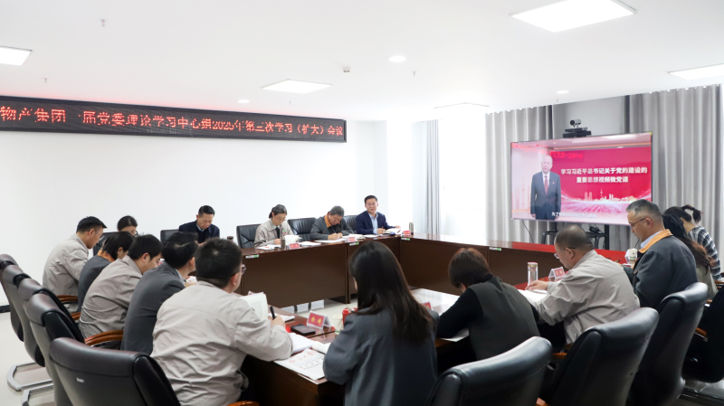 省星空娱乐集团党委召开2025年第3次理论学习中心组学习（扩大）会