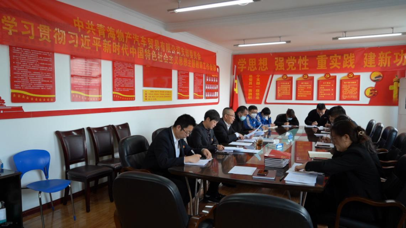 星空娱乐汽贸党支部学习贯彻习近平新时代中国特色社会主义思想主题教育工作正式启动