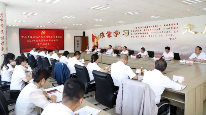 省星空娱乐集团党委召开2024年党建暨意识形态工作半年推进会