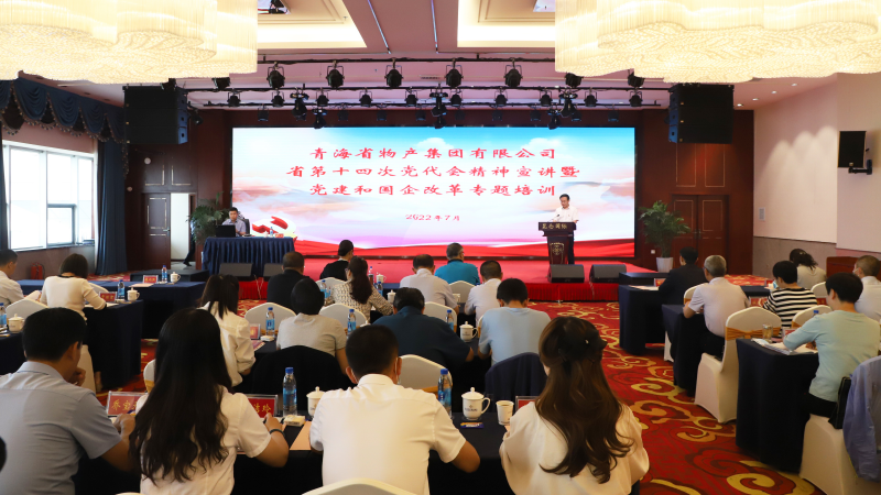 省星空娱乐集团举办省十四次党代会精神宣讲暨党建和国企改革专题培训