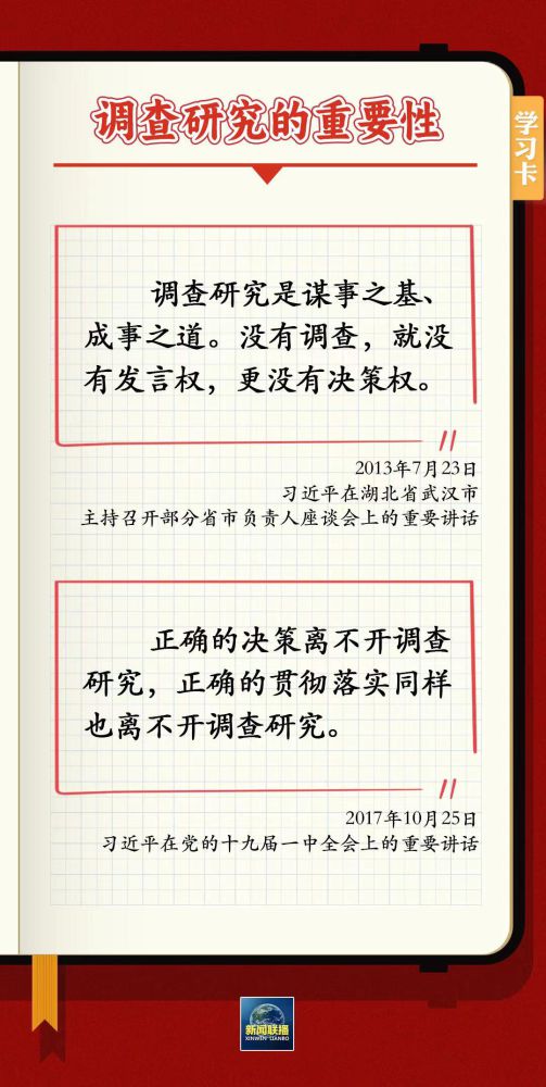 学习卡丨如何深入调查研究？？？？？跟总书记学习“五字诀”