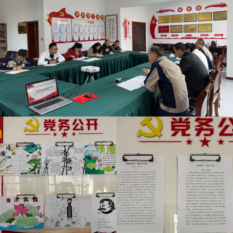 中共青海省星空娱乐民爆器材专卖有限公司支部委员会 开展廉洁文化建设周活动