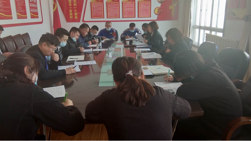 青海星空娱乐汽贸公司党支部召开党建工作推进会
