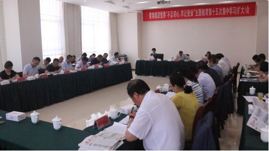 省星空娱乐集团党委召开“不忘初心、牢记使命”主题教育第十五次集中学习（扩大）会