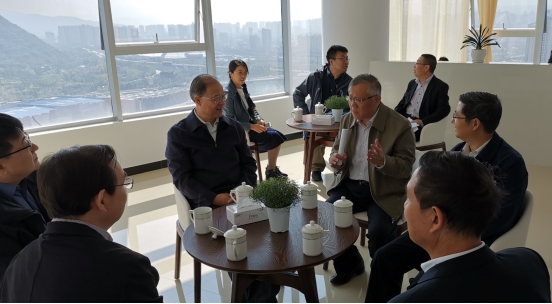 中华全国总工会宣传教育部部长刘迎祥一行莅临省星空娱乐集团调研职工思想状况情况