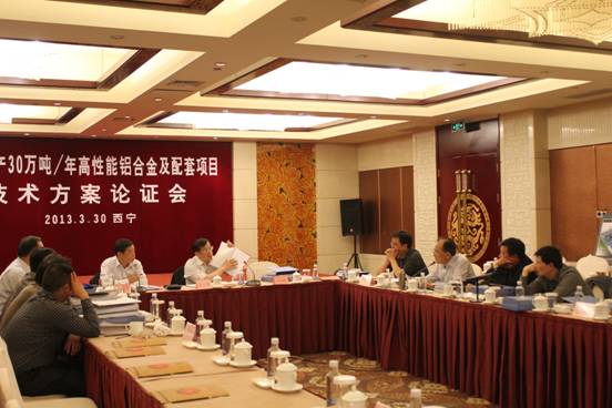 星空娱乐工投召开30万吨/年高性能铝合金及配套项目技术方案论证会